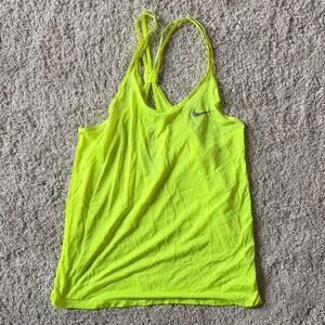 Nike Women's Bright Yellow Tank Top